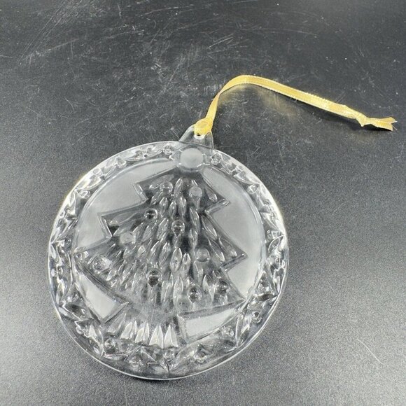 MIKASA Clear Crystal Ornament Round Sun Catcher Figure Christmas Tree Holiday - Picture 12 of 14